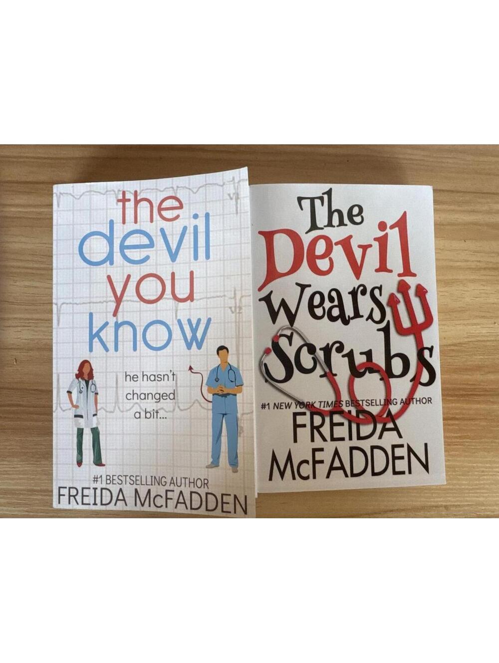 Freida McFadden Dr Jane McGill Series Books 1 & 2 Devil Wears Scrubs Lot